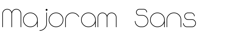 Preview Majoram Sans