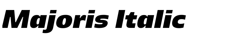 Preview Majoris Italic