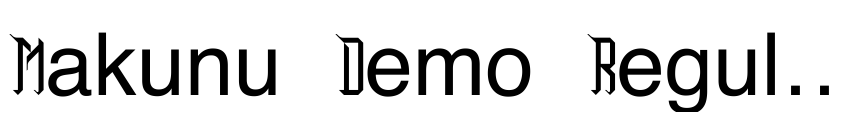 Preview Makunu Demo Regular