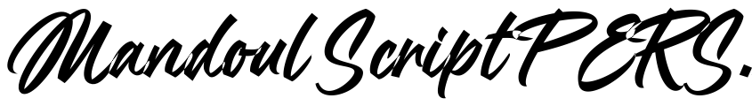Preview Mandoul Script PERSONAL USE ONLY Bold