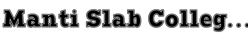 Font Manti Slab College Demo by Mehmet Abacı