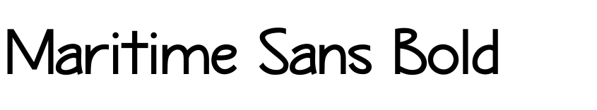 Preview Maritime Sans Bold