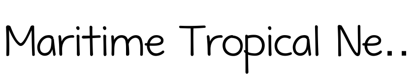 Preview Maritime Tropical Neue