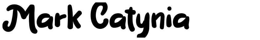 Font Mark Catynia by Eknoji
