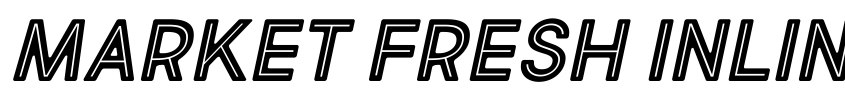 Preview Market Fresh Inline Bold All Caps Italic