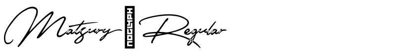 Preview Matsury-Regular