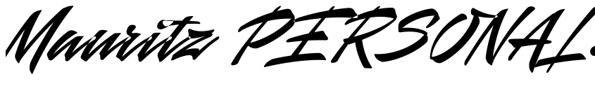 Preview Mauritz PERSONAL USE ONLY Regular Italic