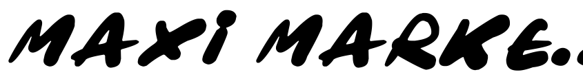 Preview Maxi Marker Italic