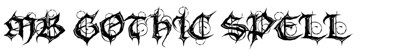 Preview MB Gothic Spell