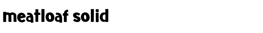 Preview meatloaf solid