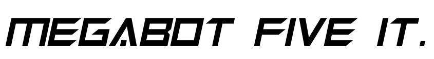 Preview Megabot Five Italic