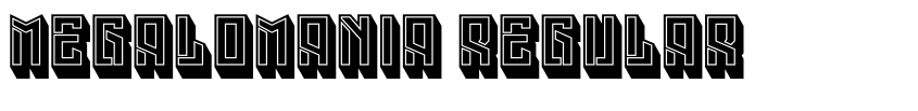 Font Megalomania Regular by Vladimir Nikolic