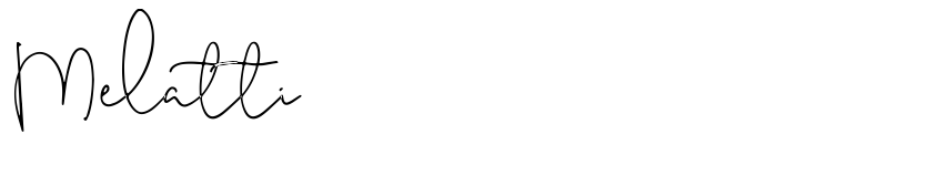 Font Melatti by AwanStudio