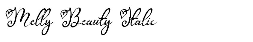 Preview Melly Beauty Italic