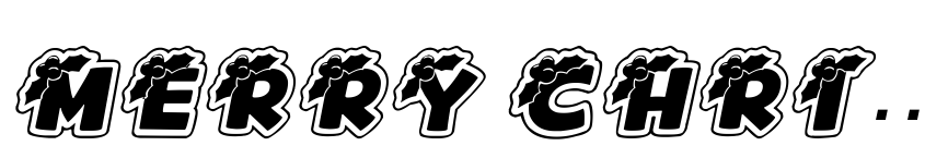 Preview Merry Christmas Italic