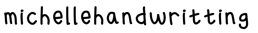 Preview michellehandwritting