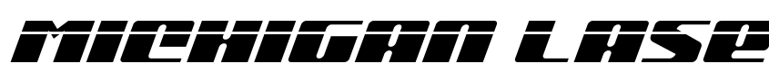 Preview Michigan Laser Italic