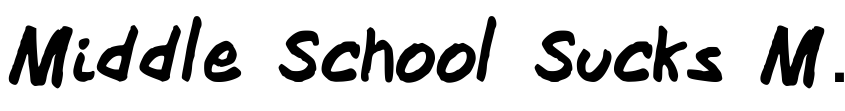 Preview Middle School Sucks Medium