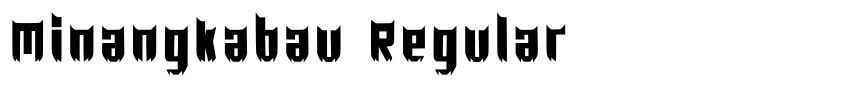 Preview Minangkabau Regular