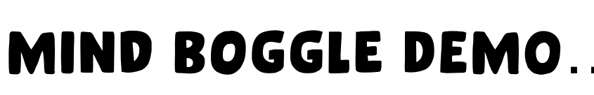 Preview Mind Boggle DEMO Regular