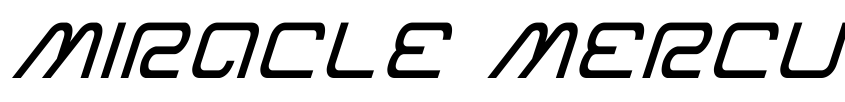 Preview Miracle Mercury Italic