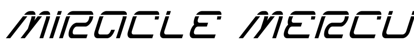 Preview Miracle Mercury Laser Italic