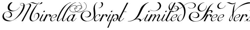 Preview Mirella Script Limited Free Version.vfb