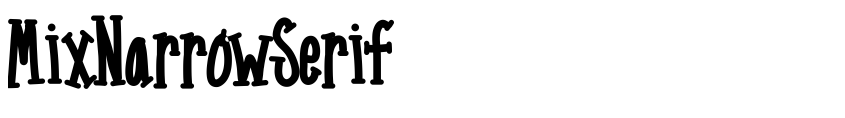 Preview MixNarrowSerif