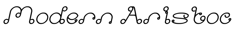 Preview Modern Aristocrat Bold Italic