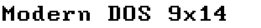 Preview Modern DOS 9x14