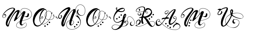Font Monogram Veg by Unknown