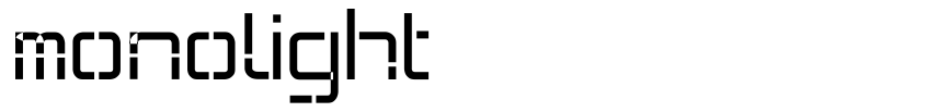 Font monolight by eland sathosi