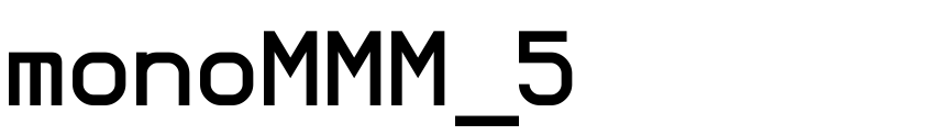 Preview monoMMM_5
