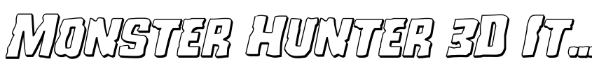 Preview Monster Hunter 3D Italic
