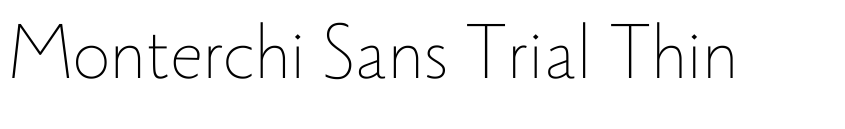 Preview Monterchi Sans Trial Thin