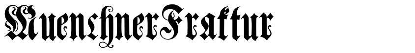 Preview MuenchnerFraktur