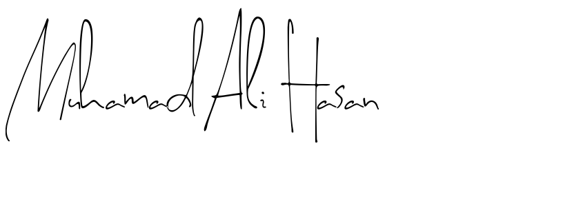 Font Muhamad Ali Hasan by Unknown