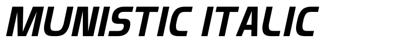 Preview Munistic Italic