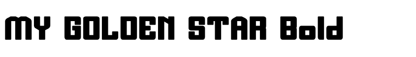 Preview MY GOLDEN STAR Bold