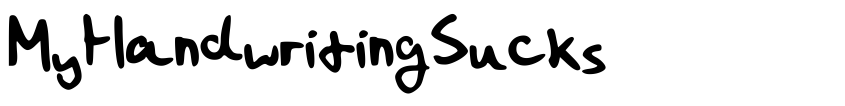 Preview MyHandwritingSucks