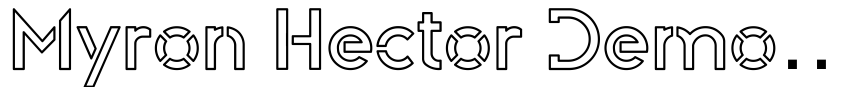 Preview Myron Hector Demo Outline
