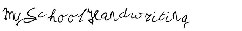 Preview MySchoolHandwriting