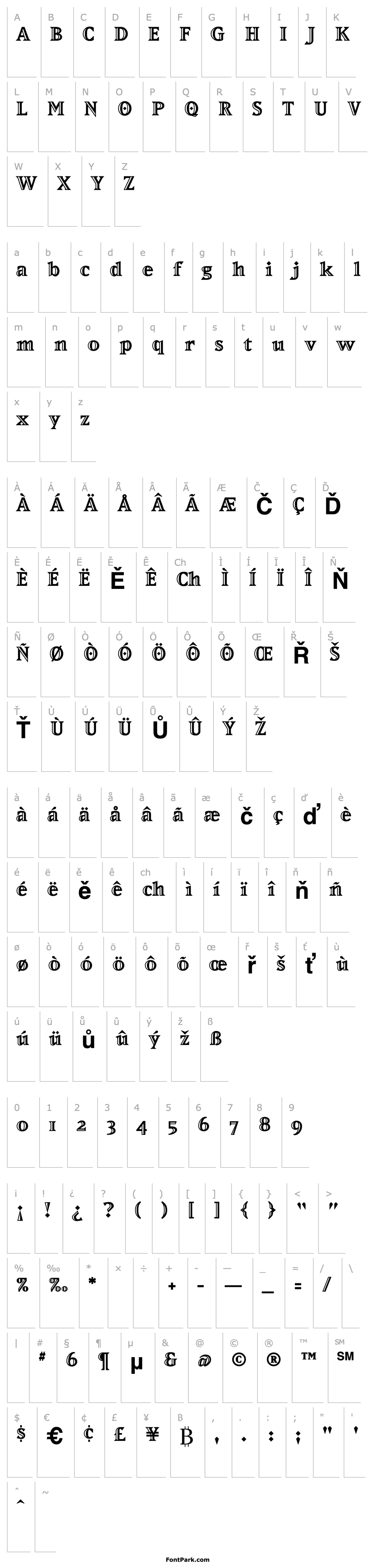 Přehled MatrixInlineExtraBold