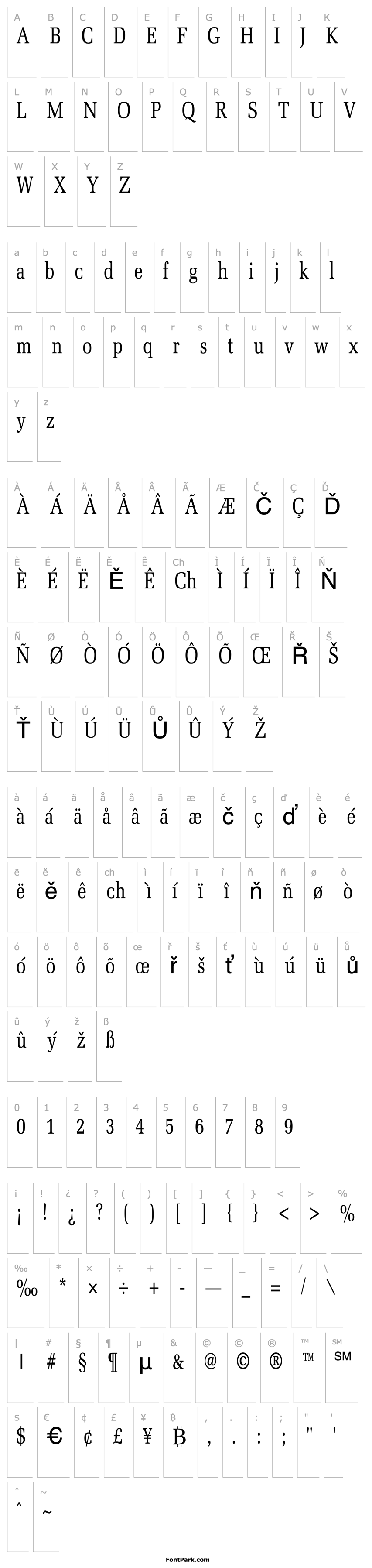 Overview MemoirCondensed Regular