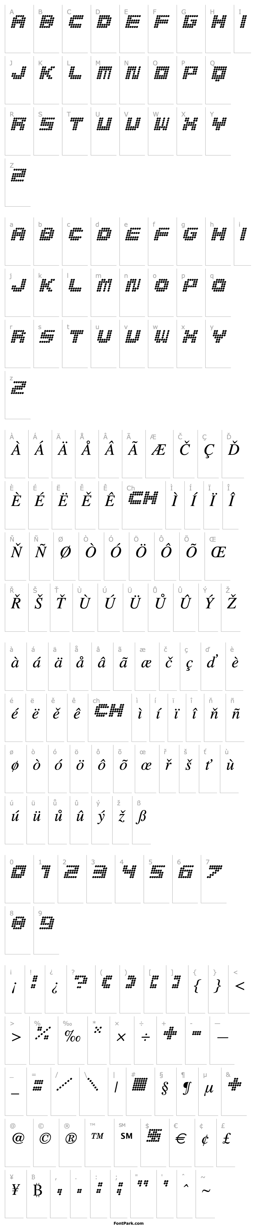 Overview MedLed Italic