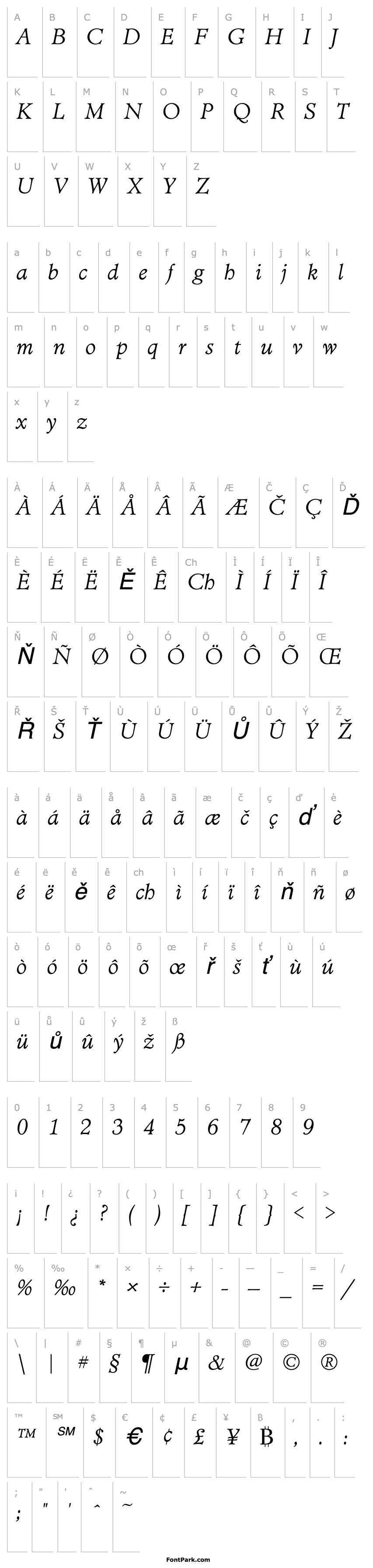 Overview MinisterTLig Italic