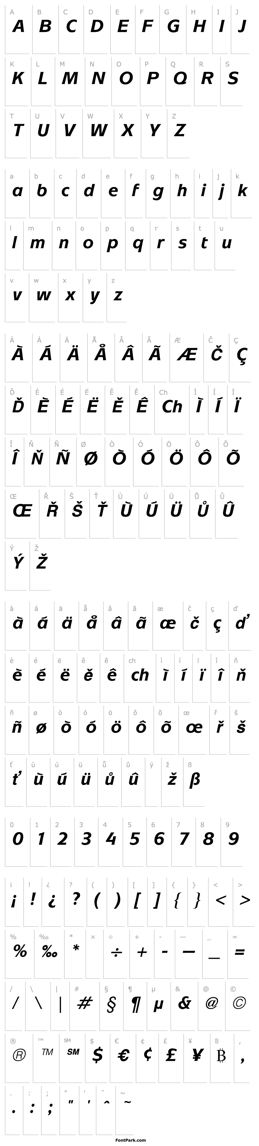 Overview Mixage Bold Italic