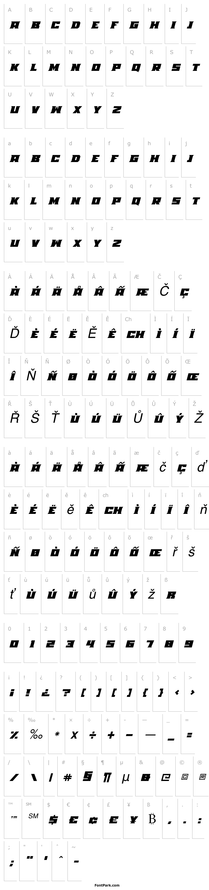 Overview Mad Mecha Italic