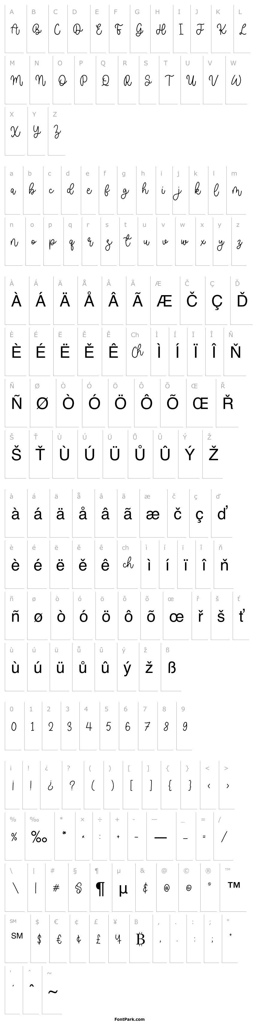 Madelief Font | FontPark.com