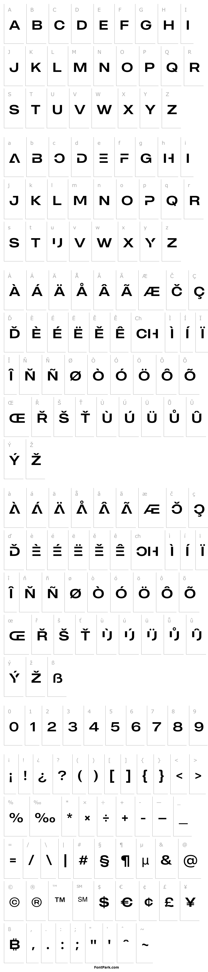 Přehled MADEOuterSansAlt